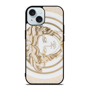 VERSACE MEDUSA GOLDEN EMBLEM iPhone 15 Case Cover VERSACE MEDUSA GOLDEN EMBLEM iPhone 15 Case Cover
