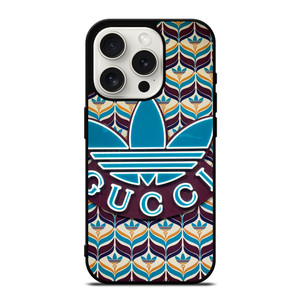 ADIDAS FEAT GUCCI LOGO iPhone 15 Pro Case Cover ADIDAS FEAT GUCCI LOGO iPhone 15 Pro Case Cover
