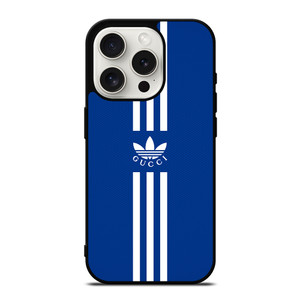 ADIDAS X GUCCI RETRO BLUE iPhone 15 Pro Case Cover ADIDAS X GUCCI RETRO BLUE iPhone 15 Pro Case Cover