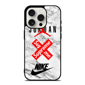 AIR JORDAN MARBLE SUPREME NIKE iPhone 15 Pro Case Cover AIR JORDAN MARBLE SUPREME NIKE iPhone 15 Pro Case Cover