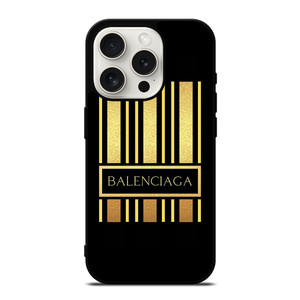 BALENCIAGA GOLD LOGO iPhone 15 Pro Case Cover BALENCIAGA GOLD LOGO iPhone 15 Pro Case Cover