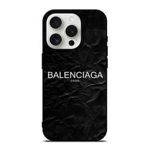 BALENCIAGA LOGO BLACK PAPER iPhone 15 Pro Case Cover BALENCIAGA LOGO BLACK PAPER iPhone 15 Pro Case Cover