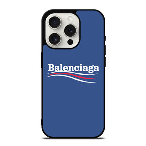 BALENCIAGA LOGO BLUE iPhone 15 Pro Case Cover BALENCIAGA LOGO BLUE iPhone 15 Pro Case Cover
