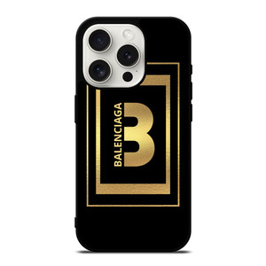 BALENCIAGA LOGO GOLD iPhone 15 Pro Case Cover BALENCIAGA LOGO GOLD iPhone 15 Pro Case Cover