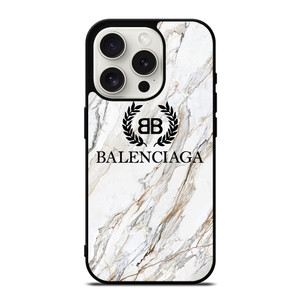 BALENCIAGA LOGO MARBLE iPhone 15 Pro Case Cover BALENCIAGA LOGO MARBLE iPhone 15 Pro Case Cover
