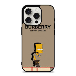 BART SIMPSON BURBERRY LONDONG iPhone 15 Pro Case Cover BART SIMPSON BURBERRY LONDONG iPhone 15 Pro Case Cover