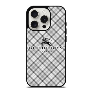 BURBERRY ICON GRAY PATTERN iPhone 15 Pro Case Cover BURBERRY ICON GRAY PATTERN iPhone 15 Pro Case Cover