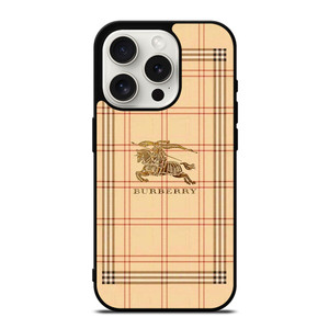 BURBERRY LOGO PATTERN ICON iPhone 15 Pro Case Cover BURBERRY LOGO PATTERN ICON iPhone 15 Pro Case Cover