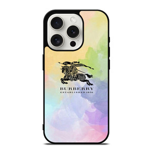BURBERRY LONDON LOGO COLORFUL iPhone 15 Pro Case Cover BURBERRY LONDON LOGO COLORFUL iPhone 15 Pro Case Cover