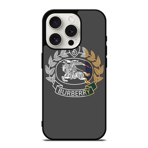 BURBERRY LONDON LOGO KNIGHT ICON iPhone 15 Pro Case Cover BURBERRY LONDON LOGO KNIGHT ICON iPhone 15 Pro Case Cover