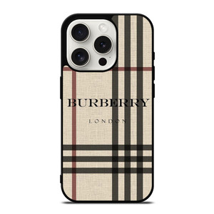 BURBERRY LONDON LOGO PATTERN iPhone 15 Pro Case Cover BURBERRY LONDON LOGO PATTERN iPhone 15 Pro Case Cover