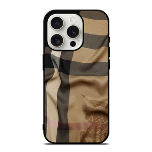 BURBERRY LONDON PATTERN SCARF FABRIC iPhone 15 Pro Case Cover BURBERRY LONDON PATTERN SCARF FABRIC iPhone 15 Pro Case Cover