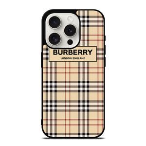 BURBERRY LONDONG ENGLAND PATTERN iPhone 15 Pro Case Cover BURBERRY LONDONG ENGLAND PATTERN iPhone 15 Pro Case Cover