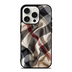 BURBERRY PATTERN SCARF FABRIC iPhone 15 Pro Case Cover BURBERRY PATTERN SCARF FABRIC iPhone 15 Pro Case Cover
