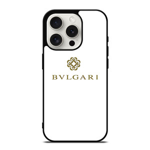BVLGARI BULGARI LOGO iPhone 15 Pro Case Cover BVLGARI BULGARI LOGO iPhone 15 Pro Case Cover