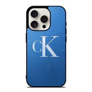 CALVIN KLEIN CK LOGO BLUE iPhone 15 Pro Case Cover CALVIN KLEIN CK LOGO BLUE iPhone 15 Pro Case Cover