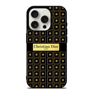 CHRISTIAN DIOR PARIS GOLDEN LOGO iPhone 15 Pro Case Cover CHRISTIAN DIOR PARIS GOLDEN LOGO iPhone 15 Pro Case Cover