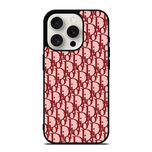 CHRISTIAN DIOR RED CHRISTIAN DIOR PARIS MONOGRAM iPhone 15 Pro Case Cover CHRISTIAN DIOR RED CHRISTIAN DIOR PARIS MONOGRAM iPhone 15 Pro Case Cover