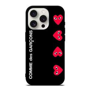 COMME DES GARCONS VERTICAL LOGO iPhone 15 Pro Case Cover COMME DES GARCONS VERTICAL LOGO iPhone 15 Pro Case Cover