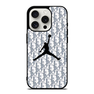 DIOR X AIR JORDAN LOGO iPhone 15 Pro Case Cover DIOR X AIR JORDAN LOGO iPhone 15 Pro Case Cover