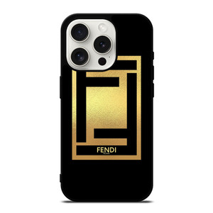 FENDI ROMA LOGO GOLD iPhone 15 Pro Case Cover FENDI ROMA LOGO GOLD iPhone 15 Pro Case Cover