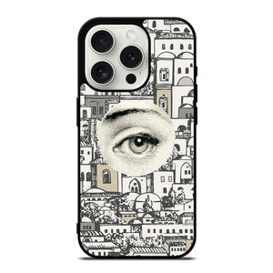 FORNASETTI EYE MEDITERRANEA iPhone 15 Pro Case Cover FORNASETTI EYE MEDITERRANEA iPhone 15 Pro Case Cover