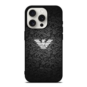 GIORGIO ARMANI LOGO PATTERN iPhone 15 Pro Case Cover