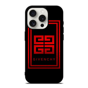 GIVENCHY PARIS LOGO RED iPhone 15 Pro Case Cover GIVENCHY PARIS LOGO RED iPhone 15 Pro Case Cover