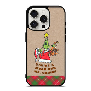 GRINCH CHRISTMAS CARTOON iPhone 15 Pro Case Cover