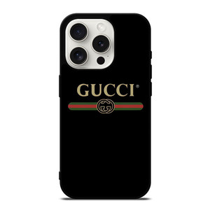 GUCCI BLACK LOGO iPhone 15 Pro Case Cover GUCCI BLACK LOGO iPhone 15 Pro Case Cover