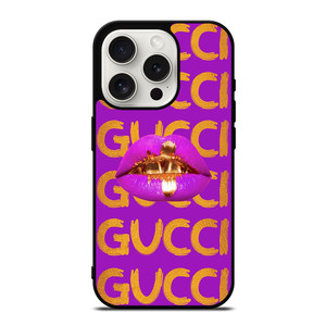 GUCCI GOLDEN PINK LIP iPhone 15 Pro Case Cover GUCCI GOLDEN PINK LIP iPhone 15 Pro Case Cover