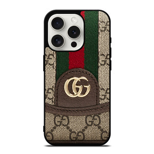 GUCCI LOGO BROWN BAG iPhone 15 Pro Case Cover GUCCI LOGO BROWN BAG iPhone 15 Pro Case Cover
