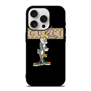 GUCCI LOGO BUGS BUNNY CARTOON iPhone 15 Pro Case Cover