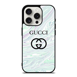 GUCCI LOGO EMBLEM ON BLUE LIQUID iPhone 15 Pro Case Cover GUCCI LOGO EMBLEM ON BLUE LIQUID iPhone 15 Pro Case Cover
