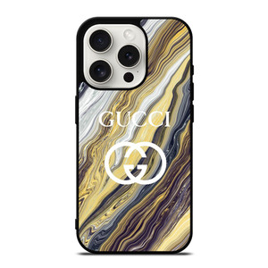 GUCCI LOGO EMBLEM ON GOLDEN MARBLE iPhone 15 Pro Case Cover GUCCI LOGO EMBLEM ON GOLDEN MARBLE iPhone 15 Pro Case Cover