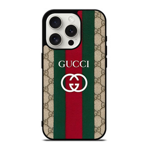GUCCI LOGO FABRIC iPhone 15 Pro Case Cover