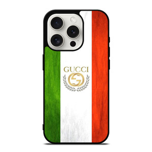 GUCCI LOGO ITALY FLAG iPhone 15 Pro Case Cover GUCCI LOGO ITALY FLAG iPhone 15 Pro Case Cover