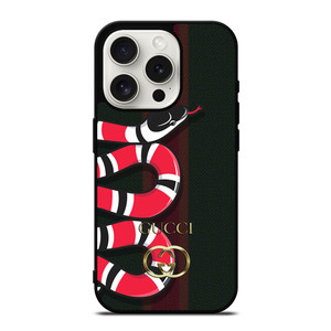GUCCI LOGO KING SNAKE iPhone 15 Pro Case Cover GUCCI LOGO KING SNAKE iPhone 15 Pro Case Cover