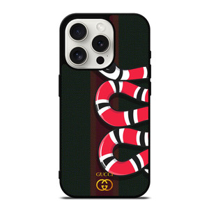 GUCCI LOGO KINGSNAKE ICON iPhone 15 Pro Case Cover GUCCI LOGO KINGSNAKE ICON iPhone 15 Pro Case Cover