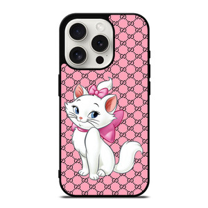 GUCCI LOGO PATTERN ARISTOCAT MARIE DISNEY iPhone 15 Pro Case Cover GUCCI LOGO PATTERN ARISTOCAT MARIE DISNEY iPhone 15 Pro Case Cover