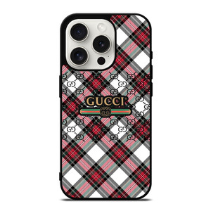 GUCCI LOGO PATTERN ICON iPhone 15 Pro Case Cover