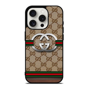 GUCCI LOGO STRIPE 2 iPhone 15 Pro Case Cover