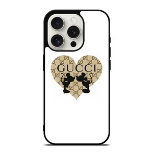 GUCCI LOGO X MICKEY MINNIE MOUSE KISS DISNEY iPhone 15 Pro Case Cover