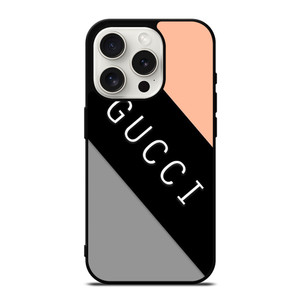 GUCCI LUXURY SLICED LOGO iPhone 15 Pro Case Cover GUCCI LUXURY SLICED LOGO iPhone 15 Pro Case Cover