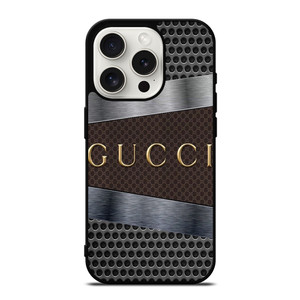 GUCCI METAL LOGO ICON iPhone 15 Pro Case Cover GUCCI METAL LOGO ICON iPhone 15 Pro Case Cover