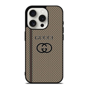 GUCCI PATTERN LOGO ICON iPhone 15 Pro Case Cover