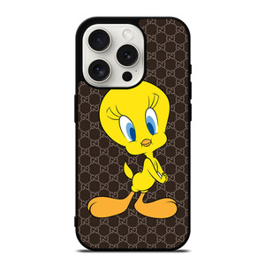 GUCCI TWEETY BIRD LOONEY TUNES iPhone 15 Pro Case Cover GUCCI TWEETY BIRD LOONEY TUNES iPhone 15 Pro Case Cover