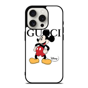 GUCCI X DISNEY MICKEY MOUSE CARTOON iPhone 15 Pro Case Cover