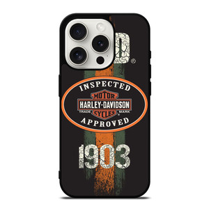 HARLEY DAVIDSON 1903 INSPECTED iPhone 15 Pro Case Cover HARLEY DAVIDSON 1903 INSPECTED iPhone 15 Pro Case Cover