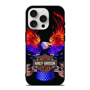 HARLEY DAVIDSON EAGLE 2 iPhone 15 Pro Case Cover HARLEY DAVIDSON EAGLE 2 iPhone 15 Pro Case Cover